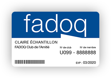 FADOQ card