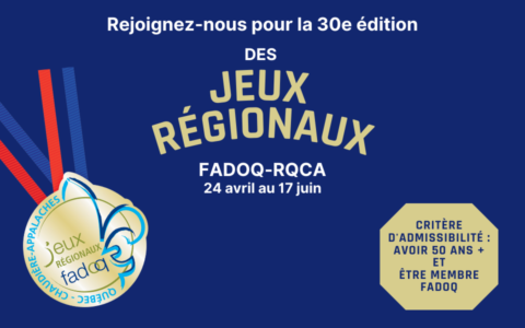 Jeux Régionaux FADOQ-RQCA