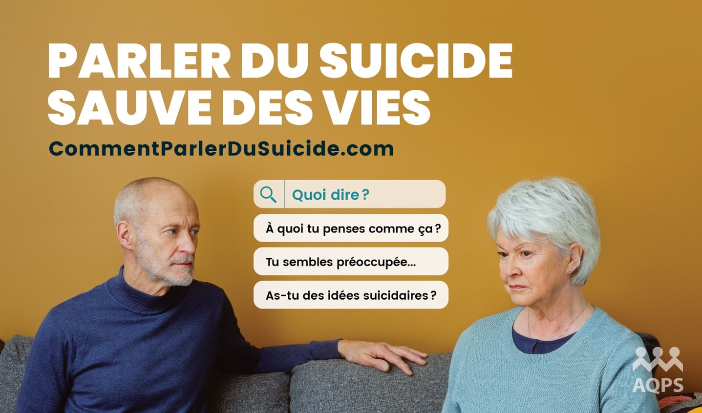 Semaine nationale de prévention du suicide parler pour sauver des