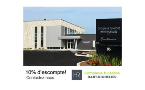 Partenariat entre la FADOQ Rive-Sud-Suroît et le Complexe funéraire Haut-Richelieu