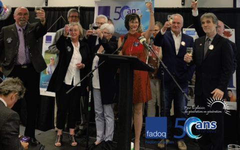 La FADOQ – Région Outaouais célèbre son 50e anniversaire et procède au dévoilement...