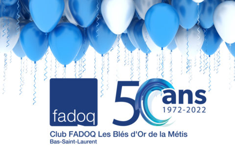 50 ans du club FADOQ Les Blés d'Or de la Métis