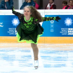 Diane Côté-Frégeau en patinage artistique