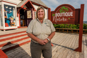 Odette Charbonneau qui témoigne de son vécu pour la campagne La retraite, c’est parfait pour travailler