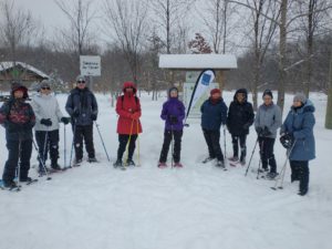Première randonnée en raquette de l’année 2023 au Bois de l’Équerre de Laval avec les membres FADOQ – Région Laval.