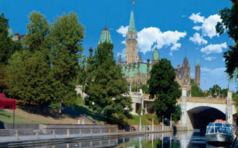 Rideau canal cruise and Ottawa city tour