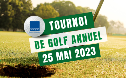 Tournoi de golf annuel de la FADOQ - Région Outaouais : 25 mai 2023