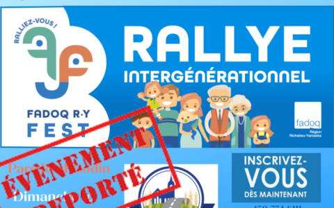 Rallye intergénérationnel le 24 septembre prochain !