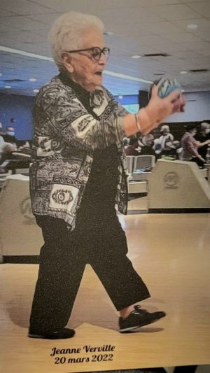 Jeanne Verville au bowling
