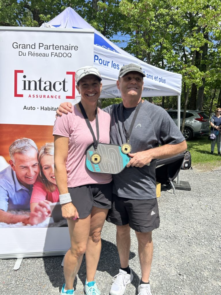 Tournoi pickleball 23e Jeux régionaux FADOQ Lanaudière PHOTOS ET