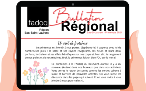 Printemps 2024 – Bulletin Régional Web – Bas-Saint-Laurent