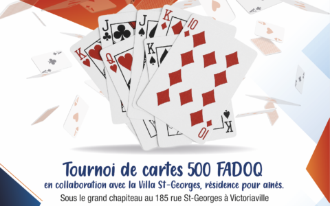 Tournoi de cartes 500 FADOQ
