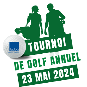 Tournoi de golf FADOQ – Région Outaouais : 23 mai 2024