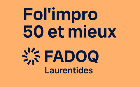 FOL'IMPRO 50 et mieux - Activité d'initiation à l'improvisation
