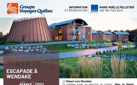 Voyage culturel 2 jours à Wendake