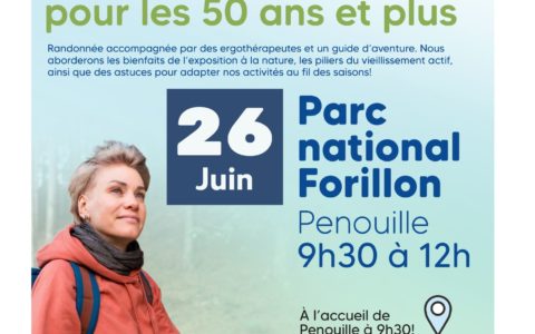 Randonnée guidée pour les 50 ans et plus