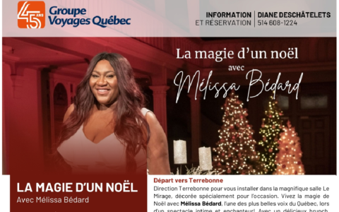 La magie d’un Noël avec Mélissa Bédard