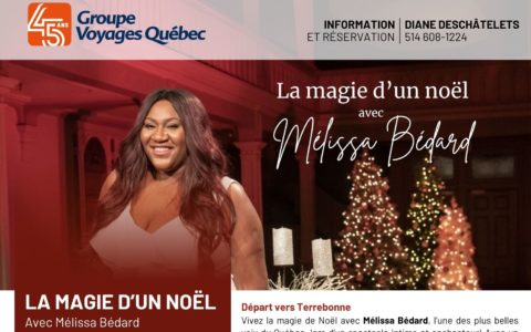 La magie d’un Noël avec Mélissa Bédard