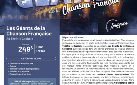 Les GÉANTS de la Chanson Française