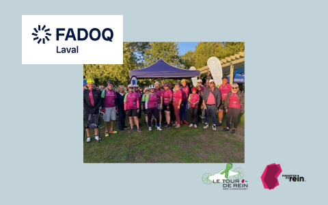 Équipe FADOQ - Région de Laval - Tour de rein Éric Chandonnet 2026
