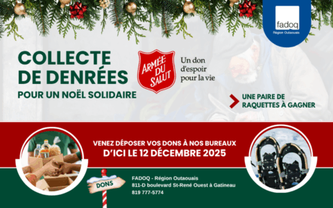 Lancement de notre collecte de denrées au profit de l'Armée du salut