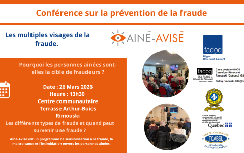 𝐂𝐨𝐧𝐟𝐞́𝐫𝐞𝐧𝐜𝐞 : 𝐀𝐢̂𝐧𝐞́ - 𝐀𝐯𝐢𝐬𝐞́ 𝐋𝐞𝐬 𝐦𝐮𝐥𝐭𝐢𝐩𝐥𝐞𝐬 𝐯𝐢𝐬𝐚𝐠𝐞𝐬 𝐝𝐞 𝐥𝐚 𝐟𝐫𝐚𝐮𝐝𝐞