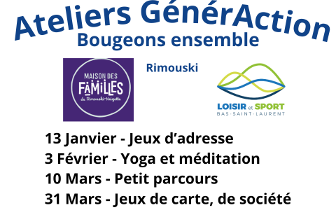 Ateliers GénérAction Rimouski