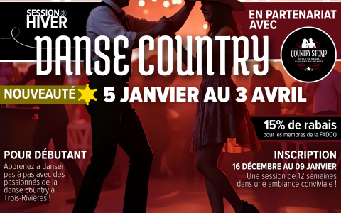 DANSE COUNTRY – SESSION HIVER