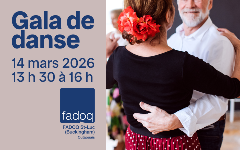 Gala de danse organisé par le Club FADOQ St-Luc Buckingham