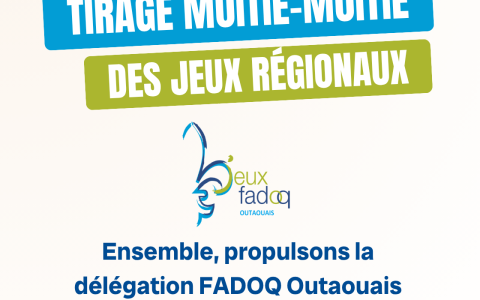 Communiqué de presse : Lancement du tirage moitié-moitié des Jeux régionaux 2026