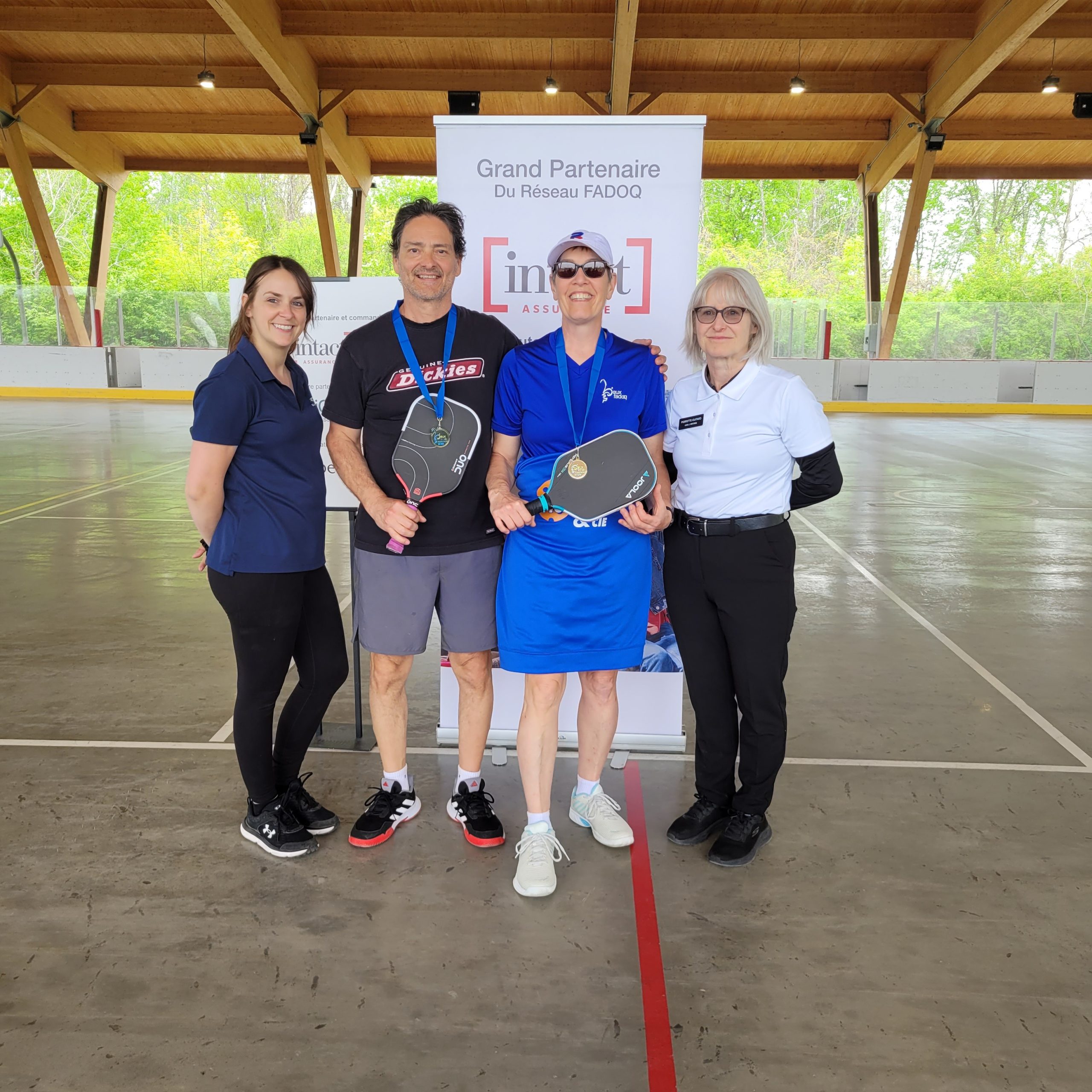 1ère position picklball mixte
