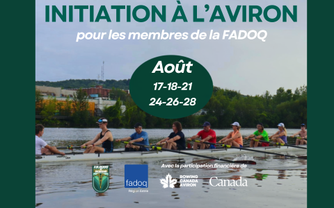 Initiation à l'aviron