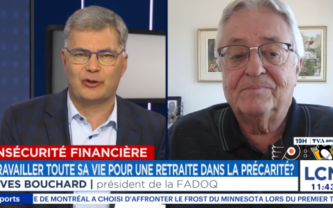 Des personnes retraitées sont inquiètes de manquer d'argent