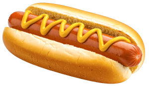 Hot dog steamé