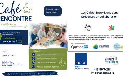 Café Rencontre Entre-Liens - Saint-Eusèbe