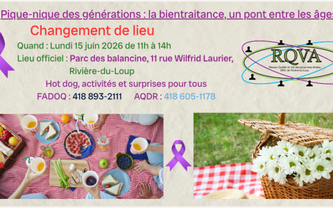 Pique-nique des générations : la bientraitance, un pont entre les âges