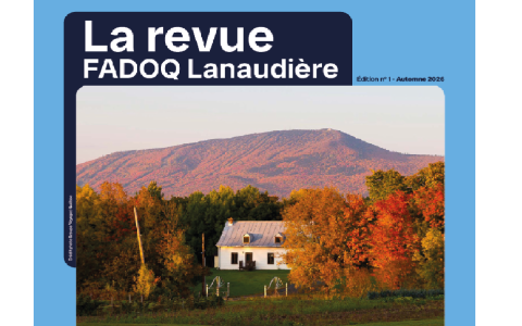 La revue FADOQ Lanaudière