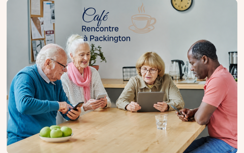 Café-Rencontre Entre-Liens Packington / Atelier cellulaires et tablettes