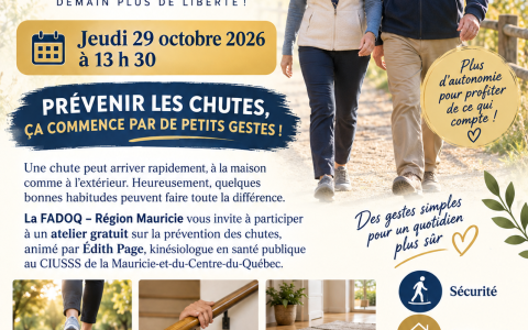 Conférence : Prévention des chutes