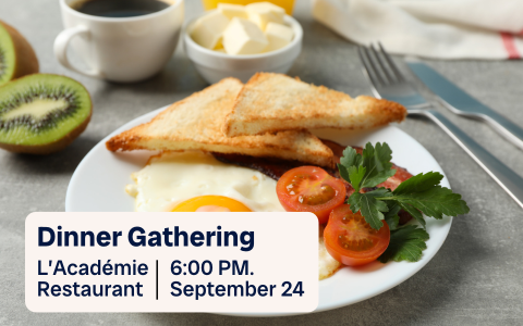 Breakfast Meeting: October 15 at Restaurant Frérot in Gatineau (New Location)