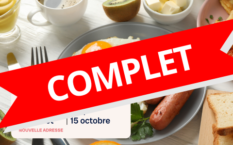 *COMPLET* Déjeuner rencontre : le 15 octobre au restaurant Frérot à Gatineau (nouvel emplacement)