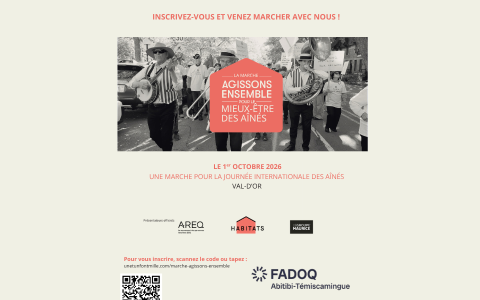 UNE MARCHE POUR LA JOURNÉE INTERNATIONALE DES AÎNÉS