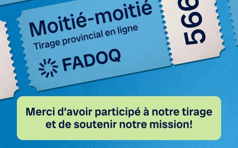 Tirage moitié-moitié : découvrez le billet gagnant