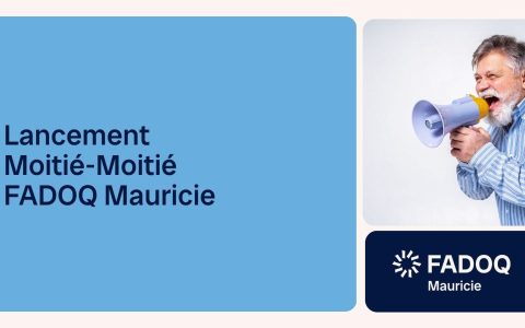 🎉 Notre moitié-moitié FADOQ Mauricie est sur sa lancée depuis le 24 août 2026!